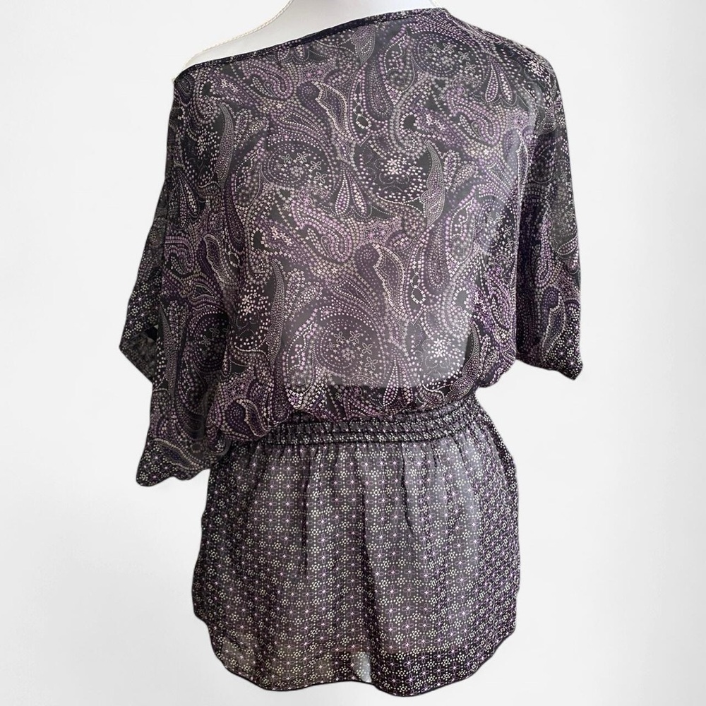 Paisley Print Y2K Miley Cyrus Top
